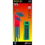 Bondhus 14126 Ball End Hex & Torx Double Pack, 10999 12632, 17 Pc.. Fixed Price $36.29.