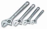 4PC Chrome Adj Wrench Set 6, 8, 10 & 12" W/scale On Heads. Williams JHW13342A. Fixed Price $79.79.