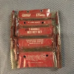 Chesco 88030 8-PIECE T-handle Hex Key Set Sae 6IN Alloy Steel Cushion Grip Red. Fixed Price $21.00.