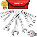 9-PIECE Super Thin Open-end Wrench Set, Sae 1/4"-1-1/16", 3MM Thickness Slim. Fixed Price $23.28.