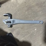 Ridge Tools - Ridgid #31095 14" Aluminum Straight Pipe Wrench. Fixed Price $63.99.