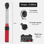 Rockbros 72-TOOTH Gear Professional Precision 1/4 In Drive Torque Wrench 2-24 Nm. Fixed Price $35.81.