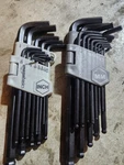 Amazonbasics 18-PIECE Hex Key Set Long Arm Ball End Metric/standard Steel Black. Fixed Price $18.00.
