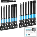 Allen Wrench Drill Set 1/4" Hex Shank - 20PC Metric & Sae Impact Driver. Fixed Price $33.56.