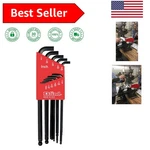 Rust-resistant 11-PIECE Stubby Ball Hex Wrench Set Easy Tool Organization. Fixed Price $21.38.