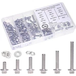 M6-1.0 12/16/20/30/45 Flange Hex Bolt Assortment Kit 180PCS Stainless. Fixed Price $22.67.