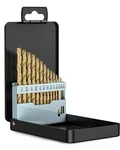Lichamp 13-PIECE Hss Drill Bit Set, Titanium Coating 1/16" 1/4", Gold. Fixed Price $24.99.