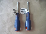 (qty 2) 7MM Nut Driver, 3" Solid Round Shank, Westward 1CLN1, New. Fixed Price $10.95.