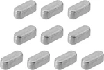 Uxcell 10PCS Round Ended Feather Key, Stainless Steel 3X3X8MM. Fixed Price $8.08.