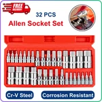 Wett Master Torx Bit Socket And External Set, 60-PCS 1/4", 3/8" 1/2". Fixed Price $38.07.