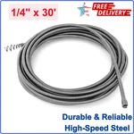 Cable Replacement For Ridgid Auto-spin Drain Snake, 1/4" X 30'. Fixed Price $34.78.