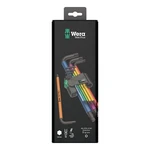Wera Hex Allen Allan Key Set Multi Colour 9PC 1.5-10MM 073593. Fixed Price $52.50.
