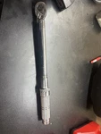 Mac Click Torque Wrench Ratcheting Knurled Handle Steel Silver. Fixed Price $105.00.