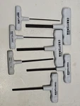 Craftsman 46298 Cushion Grip 7PC T-handle Metric Hex Key Set Usa Made. Fixed Price $40.00.