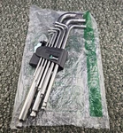 Wera 05022720001 3950/9 Hex-plus Stainless L-key Assembly Metric. Fixed Price $48.13.