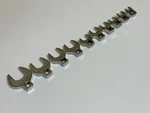 Craftsman Tools Usa 10PC Sae 3/8-1" Open-end Crowfoot Wrench Set (1 Proto). Fixed Price $54.99.