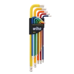 Wiha 66981 13 Piece Ball End Color Coded Hex L-key Set Inch. Fixed Price $64.44.