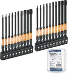 Toolant Impact Allen Wrench Drill Set 20PCS,1/4" Hex-shank S2 Steel. Fixed Price $39.99.