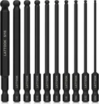 Ball End Hex Head Wrench Drill Bit Set, Lattook 10PCS Sae 5/16 5/64. Fixed Price $25.16.