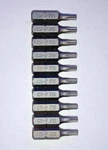 Silverhill Tools 10 Pack TS15 Point Security Bits. Fixed Price $9.99.