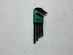 Nos S-k 13 Pc Long Hex Key Set Sae .050 To 3/8" #19623 Usa Made. Fixed Price $40.00.