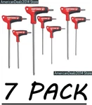 Craftsman V-series Assorted T-handle 7-PIECES Torx Key Set New. Fixed Price $75.64.