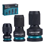 Impact Wrench Adapter Set: 1/4 Hex Converter, Drive Female, Quick-change Chuck. Fixed Price $31.91.