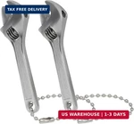 2 Pcs Mini Adjustable Wrench, Tiny Spanner Nut Tool, Keychain For. Fixed Price $12.17.