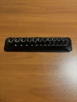 Snap On 12PC 1/4 Pt Metric Socket Set 5-15MM 112TMMDSY Usa. Fixed Price $200.00.