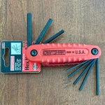 Vintage Craftsman Usa Folding Sae Hex Key Allen Wrench Set 946701 Nos W/ Tags. Fixed Price $19.88.