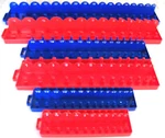168PC Goliath Industrial Socket Tray Rack Rail Holders Red/blue Deep Shallow. Fixed Price $32.99.