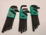 Sk Tools 13 Pc .050" 3/8" Hex Allen Key Set- Lot Of. Fixed Price $58.49.