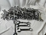 Snap-on Tools Usa 1-3/16" Sae Short Chrome 12PT Combo Wrench OEX380B Per Order. Fixed Price $81.54.