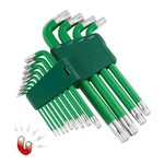 Powerbuilt 13 Piece Long Arm Tamper-proof Magnetic Torx Key Wrench Set 941643. Fixed Price $97.95.