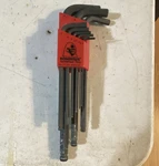Bondhus Gorillaproof Tools Metric Ball End Long Arm Hex Key Set 9PC 1.5-10MM. Fixed Price $18.00.