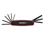 Arrow Folding Hex Key Set With Metric MEASUREMENTS-(8 Pieces). Fixed Price $9.95.