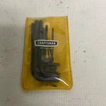 Sears Craftman 11 Piece 9-46693 Sae Hollow Set Screw Key Assortment. Fixed Price $12.00.