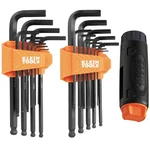 Klein Tools 22 Piece Ball End Hex Key Wrench Set With Handle Adapter. Fixed Price $32.49.