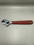 Vintage Crescent Brand Adjustable Wrench Usa Red Rubber Sleeve AC18C. Fixed Price $8.71.