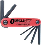 Bondhus Gorilla Grip Hex Fold Up Wrench Set Metric 3-10MM Made In Usa 12595. Fixed Price $13.99.