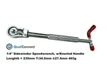 Qualconnect 1/4 Inch Sidewinder Speed Wrench Rachet Withknurled Handle.u.s.pate. Fixed Price $64.99.