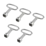 Tulead 5PCS Socket Wrench Key For SQUARE,2" 1.5", Silver. Fixed Price $11.88.