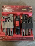 Husky Hex Key Set T, Handle, Universal, Interchangeable. Fixed Price $34.99.