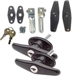 Gordon Glass Co. Bauer Products Matching Set Locking T-handle Complete Kit. Fixed Price $40.47.