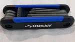 (8-PK) Husky Folding Tamperproof Torx Key Alloy Steel Blue 853 343. Fixed Price $11.99.