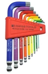 Pb Swiss Tools 212H-10 Rb Ballend Hex Set Rainbow. Fixed Price $74.28.