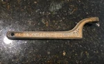 Vintage M Clayton Div 1/2" Phila 8 Pa. Steel Spanner Wrench Tool 10 Long. Fixed Price $20.00.