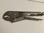 Vintage Stanley Usa 84-320 Vise-grip Style Curved Jaw Locking Pliers. Fixed Price $14.95.