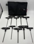 Set Of 10 Husky T-handle Cushioned Hex Key With Pouch. Fixed Price $23.95.