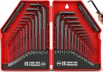 32-PCS Hex Key Set,metric And Sae Allen Wrenches 0.028-3/8 INCH,0.7-10 Mm. Fixed Price $13.99.